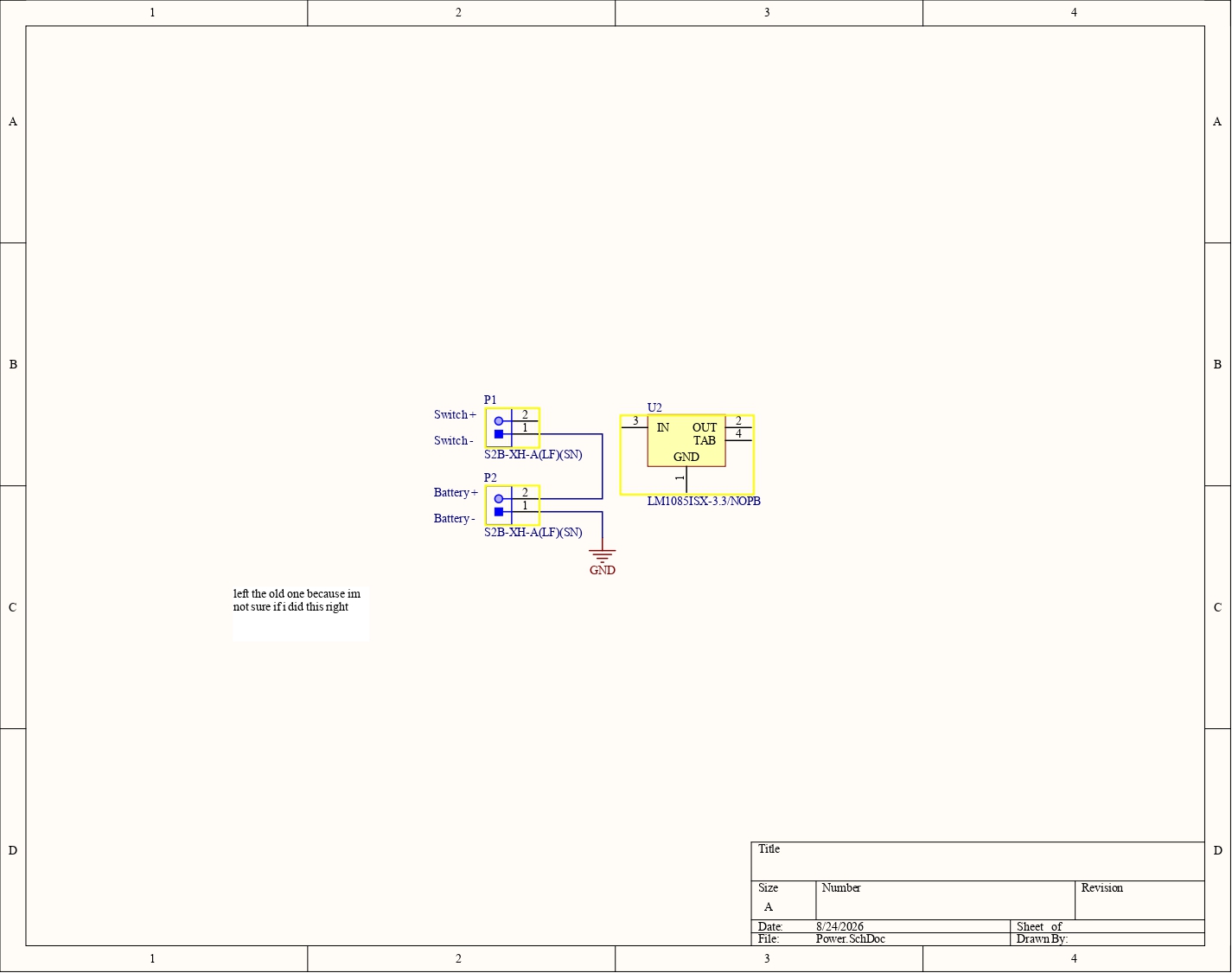 Power schematic