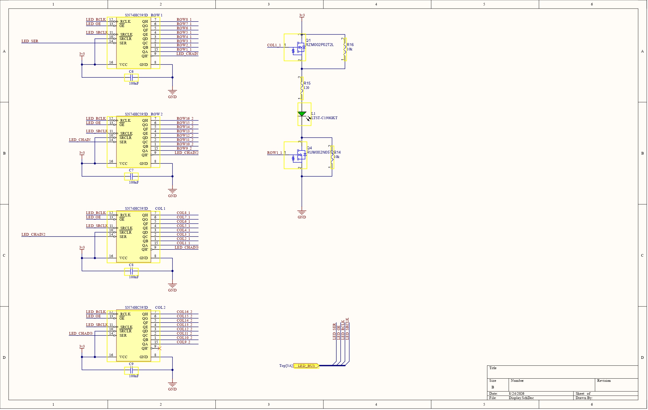 Display schematic
